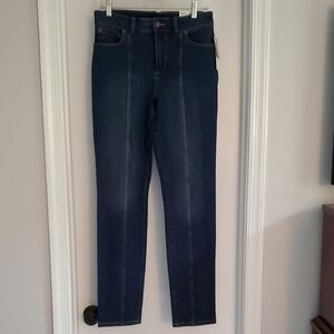 Duluth Trading Co Women's Navy Skinny Jeans